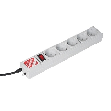 Сетевой фильтр Powercube SPG-B-10 3 м, 5 розеток, серый, коробка