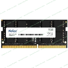 Оперативная память NETAC Basic, DDR4, 16GB (1x16GB), 2666MHz, CL19, SO-DIMM
