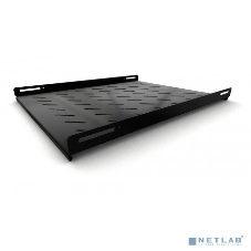 Полка стационарная Hyperline TSH3L-650-RAL9004 (TSH3L-650-RAL9005) глубина 650 мм, с боковым креплением, нагрузка до 20 кг, для шкафов серии TTb, TTR, TTC2, 485х650мм (ШхГ), черный