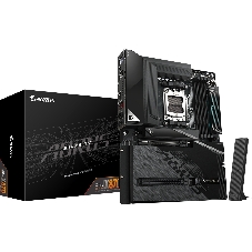 Материнская плата Gigabyte X870 AORUS STEALTH, AM5, AMD X870, 4xDDR5, 2xSATA, 4xM.2, 1xPCIe 5.0 x16, 1xPCIe 4.0 x16, 1xHDMI, 1x5Gb LAN, Wi-Fi 7, Bluetooth 5.4, 2xUSB-C 40Gbps (USB4), 1xUSB-C 10Gbps, 4xUSB-A 10Gbps, 4xUSB-A 5Gbps, 4xUSB-A 2.0, 3x3.5 мм + S/PDIF оптический, 7.1, ATX