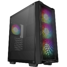 Компьютерный корпус Deepcool CC560 MESH V2 черный без БП ATX 4x120мм 5x140мм 2xUSB 3.0 audio bott PSU