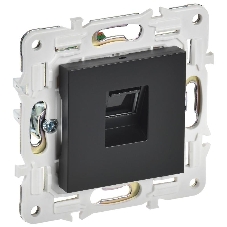 SKANDY Розетка компьютерная RJ45 кат.6 SK-K02Bl черный
