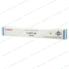 Картридж лазерный Canon C-EXV34C голубой (16000 стр.) для Canon iR C9060/C9065/C9070
