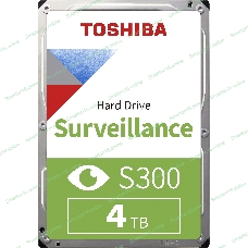Жесткий диск Toshiba HDD SATA3 4Tb Surveillance S300 (SMR) 5400 256Mb (analog HDWT740UZSVA)