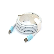Кабель для зарядки Type-C - Type-C 2m. 25/45/60/90Вт белый Кабель для зарядки Type-C - Type-C 2m. 25/45/60/90Вт белый