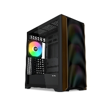 Корпус SAMA Z60, Midi-Tower, чёрный, 4 x 140 мм
