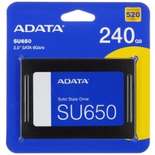 Накопитель SSD ADATA SU650, 240Gb, SATA III, 2.5