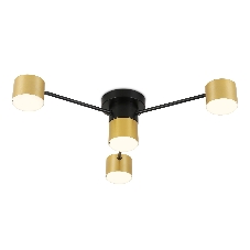 Потолочный светильник Ambrella light FL51722/4 BK/GD черный/золото GX53/4 max 12W 645*135