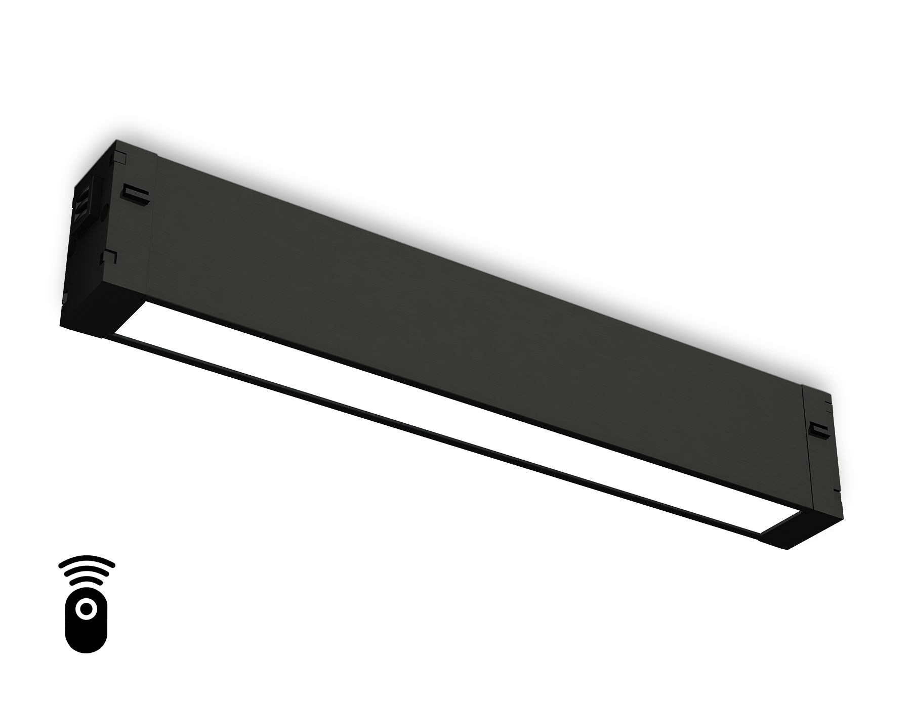 Управляемый светодиодный светильник для шинопровода Magnetic Ambrella light GL1262 BK черный IP20 9W 3000K-6400K 220V 120° 232*25*42 (Без ПДУ)