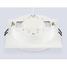 Светильник встраиваемый TU5220 WH белый IP20 GX70 D150*150*52