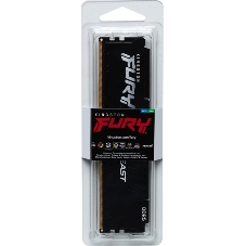 Оперативная память Kingston Fury Beast Black, DDR5, 32GB (1x32GB), 5600 MHz, CL36, с радиатором, чёрный