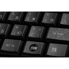Комплект клавиатура+мышь A4Tech KR-3330S проводной, USB, 1200 DPI, чёрный