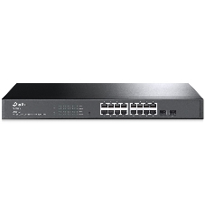 Коммутатор TP-Link Jetstream 16-port gigabit smart switch with 2-gigabit uplink ports
