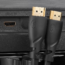 Кабель GCR Premium 1.8m HDMI 2.0, HDR, Ultra HD 4K60 Hz/5K30Hz, 3D, Ethernet 18.0 Гбит/с, OD8.0 мм, 28/26 AWG, черный