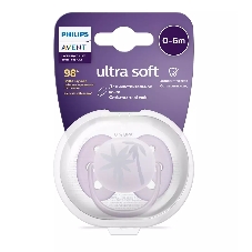 Пустышка Philips Avent ultra soft, пальмы, 0-6 мес., 1 шт.