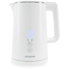 Чайник электрический Hyundai HYK-S5502 1 л, 1200 Вт, титан/титановый корпус: металл