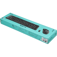 Комплект клавиатура+мышь Logitech MK220 беспроводной, USB, 1000 DPI, чёрный