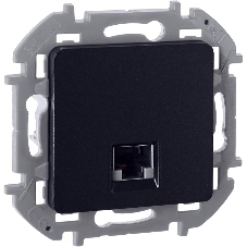 Информационная розетка RJ 45 - категория 5e - UTP - INSPIRIA - антрацит