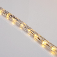 Дюралайт Neon-night LED, постоянное свечение (2W) - теплый белый Эконом 24 LED/м, бухта 100м