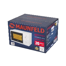 Микроволновая печь Maunfeld MFSMO.20.7WH белый, 20 л, 700 Вт, переключатели - поворотный механизм