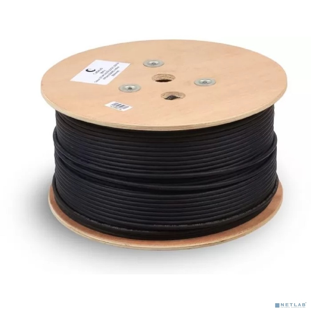 Кабель информационный Cabeus FTP-4P-Cat.5e-SOLID-OUT-PE-UV cat.5e F/UTP PE внешний 305м черный