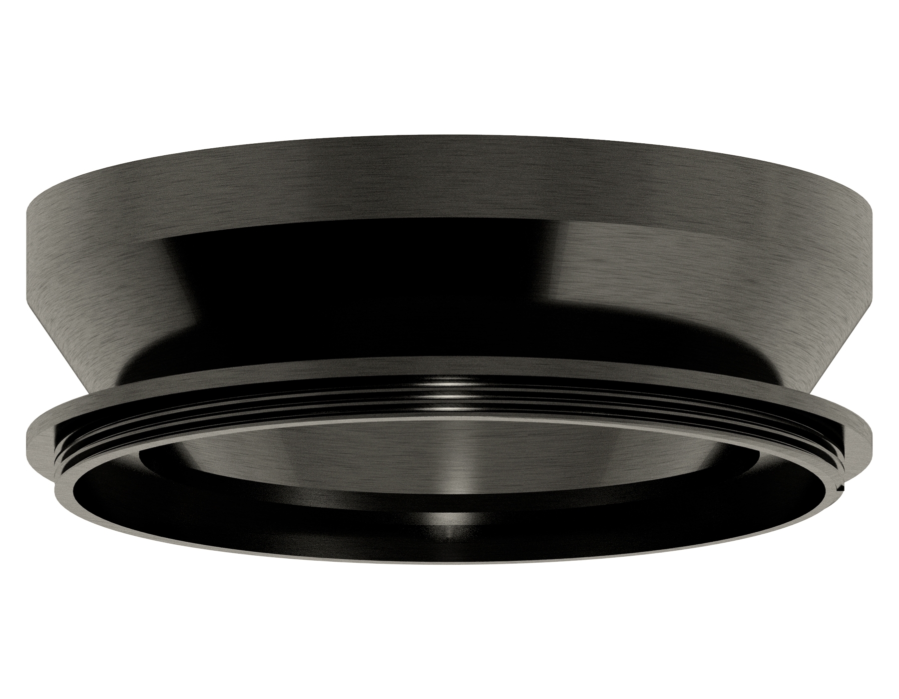 Насадка для корпуса светильника N8902 PBK черный полированный D85*H30mm Out25mm GX53