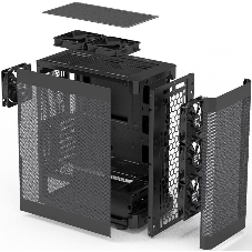 Компьютерный корпус MidiTower Zalman I4 черный (ATX, MESH, 2x3.5