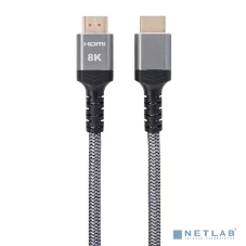 Кабель HDMI 19M/M,ver. 2.1 8KX60Hz (Econom) оплетка 2m iOpen ACG859A-2.0