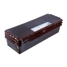 Поддон для рассады Palisad 470х166х82 мм, пластиковый, 3 шт, под 12 горшочков 250 мл.