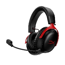 Гарнитура HyperX Cloud III чёрный-красный, беспроводная, радиоканал