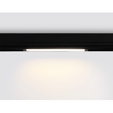 Управляемый светодиодный светильник для шинопровода Magnetic Ambrella light GL1262 BK черный IP20 9W 3000K-6400K 220V 120° 232*25*42 (Без ПДУ)