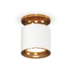Светильник Ambrella Light XS7401122 SWH/PYG белый песок/золото желтое полированное MR16 GU5.3 (N7929, C7401, N7014)
