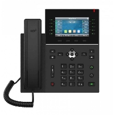 Fanvil IP телефон, 20 линий SIP, 2х10/100/1000, осн. цветной дисплей 480x272, записная нкига на 2000, IPv6. 60 клавиш быстрого набора, POE
