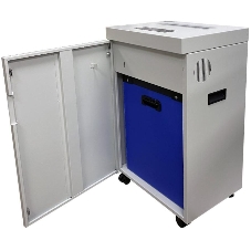 Шредер Office Kit S535 3,8x40 белый (секр.P-4) фрагменты 35лист. 50лтр. скобы пл.карты CD