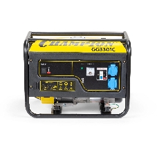 ГенераторCHAMPION GG3301C (2,8/3,1кВт 6лс 15л46кг высокий пусковой ток, 7кВт), шт