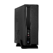 Компьютерный корпус Desktop ExeGate MI-207U-400W-8 (miniITX/mATX, БП M400 с вент. 8см, 1*USB+1*USB 3.0, аудио, черный)