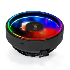 Кулер для процессора ExeGate Dark Magic EE126A-RGb черный, 120 мм, алюминий, 1800 об/мин, 18 дБ, 3 pin, 100 Вт, 95 мм