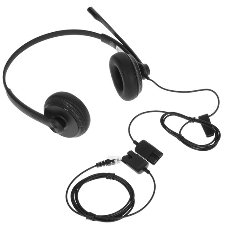 Гарнитура Yealink YHS34 Dual чёрный, проводная