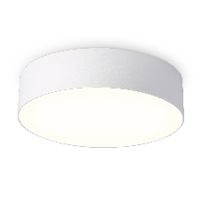 Потолочный светодиодный светильник Ambrella light FV5519 WH белый LED 26W 3000K D220*58 (Без ПДУ)