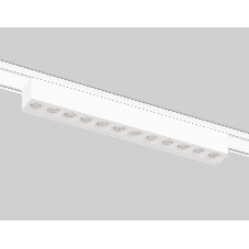 Светильник трековый светодиодный GV1407 WH белый IP20 12W 4200K 48V 24° 230*26*24