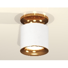 Светильник Ambrella Light XS7401122 SWH/PYG белый песок/золото желтое полированное MR16 GU5.3 (N7929, C7401, N7014)