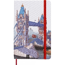 Блокнот Moleskine LIMITED EDITION I AM LONDON LEQP060IAMLO Large 130х210мм, 240 страниц, слоновая кость страницы линейка, твердая обложка, белый