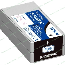 Картридж струйный SJIC22P(K): INK CARTRIDGE FOR TM-C3500 черный