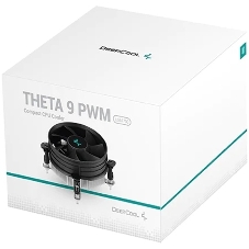 Кулер для процессора DEEPCOOL THETA 9 PWM 1700 черный/синий, 92 мм, алюминий, 3200 об/мин, 40.1 дБ, 4 pin, 65 Вт, 58 мм