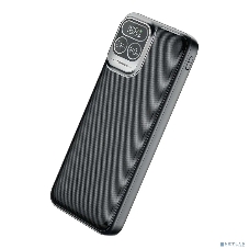 Портативный аккумулятор Perfeo Powerbank Atomic Age 10000 mAh/LED дисплей/PD + QC 3.0/Type-C/2 USB/Выход: 5A, max 22.5Wчерный (PF_E1474)
