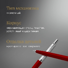 Ручка шариковая Parker Jotter Originals K60 (CW2096857) Red CT, M, синие чернила, блистер