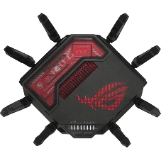 Маршрутизатор ASUS GT-BE19000, черный/красный, 90IG0850-MO9A0V