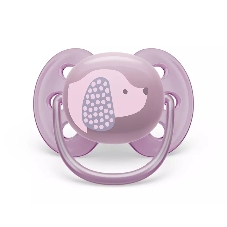 Пустышка Philips Avent ultra soft, собачка, 6-18 мес., 1 шт.