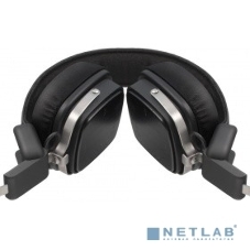 Беспроводные/проводные наушники Ginzzu GM-571BT черный, накладные, Bluetooth + Jack 3.5 мм, до 8 ч