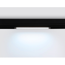Управляемый светодиодный светильник для шинопровода Magnetic Ambrella light GL1262 BK черный IP20 9W 3000K-6400K 220V 120° 232*25*42 (Без ПДУ)